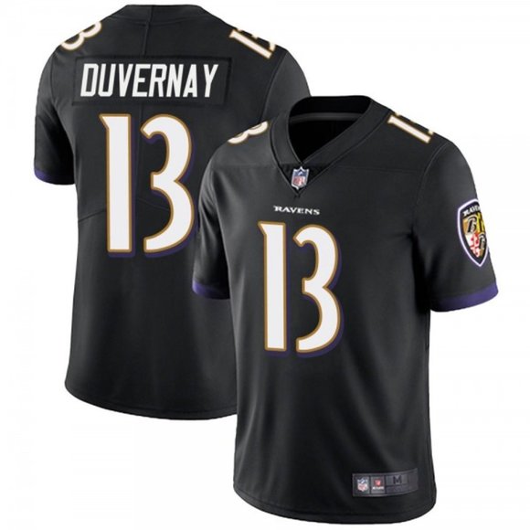 Men's Baltimore Ravens #13 Devin Duvernay Black Vapor Untouchable Limited NFL Jersey